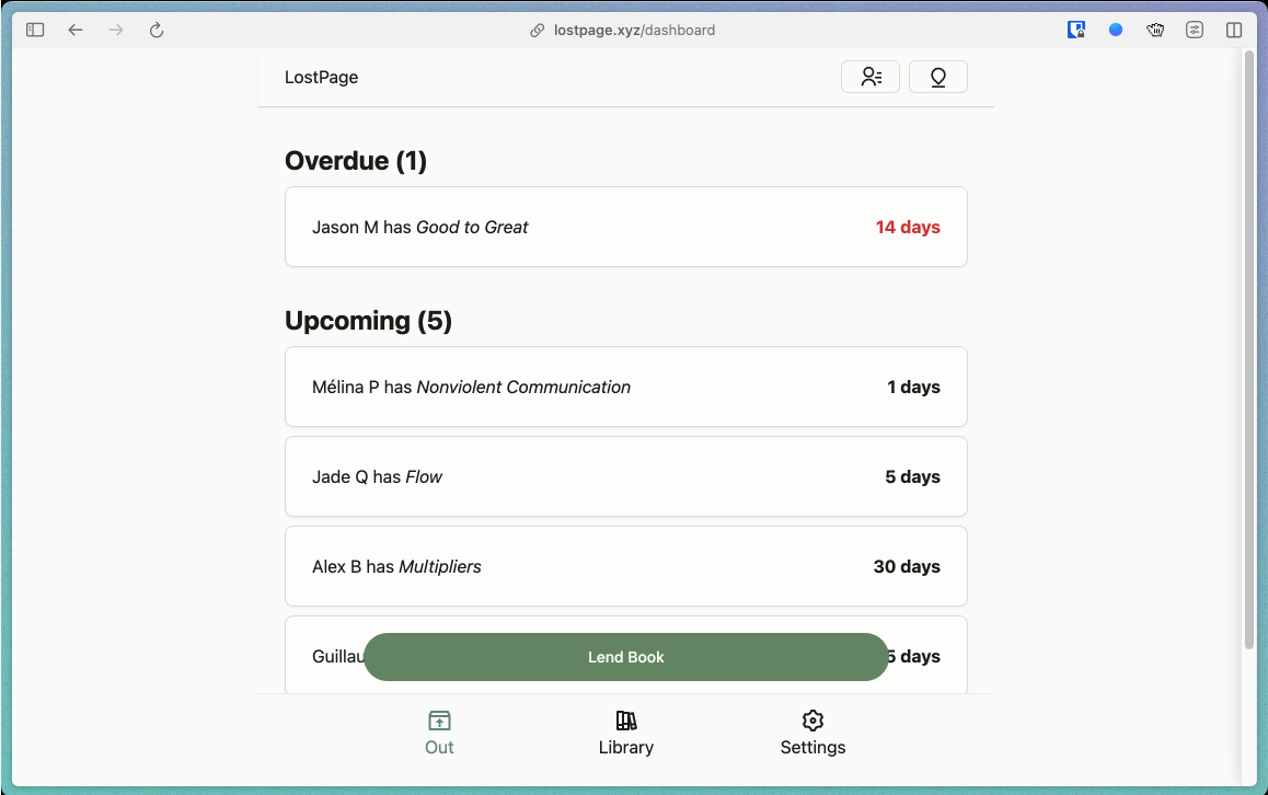 App screenshot